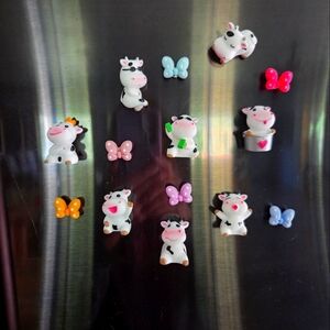 Handmade 3D Refrigerator Magnet Set 14 Pcs.
